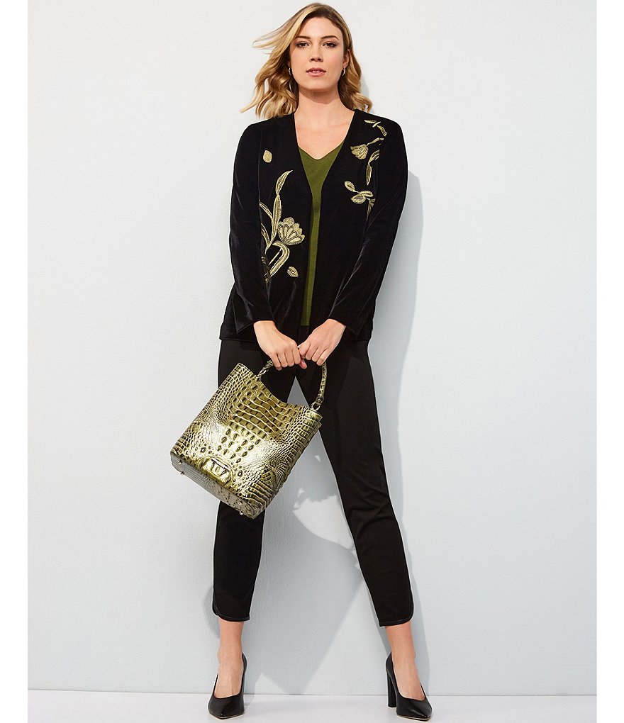 Kasper Glen Plaid Notch Lapel Two Button Front Pocket Jacket