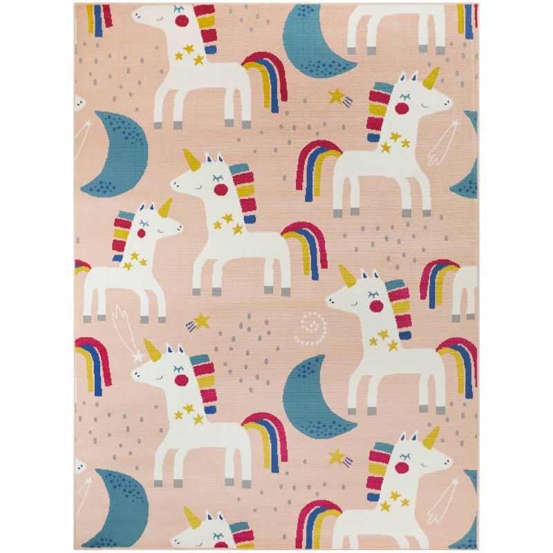 4'1"x5'6" Unicorn Pink Rug - Balta Rugs
