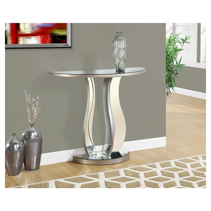 Console Table - 36"L - Brushed Silver - EveryRoom