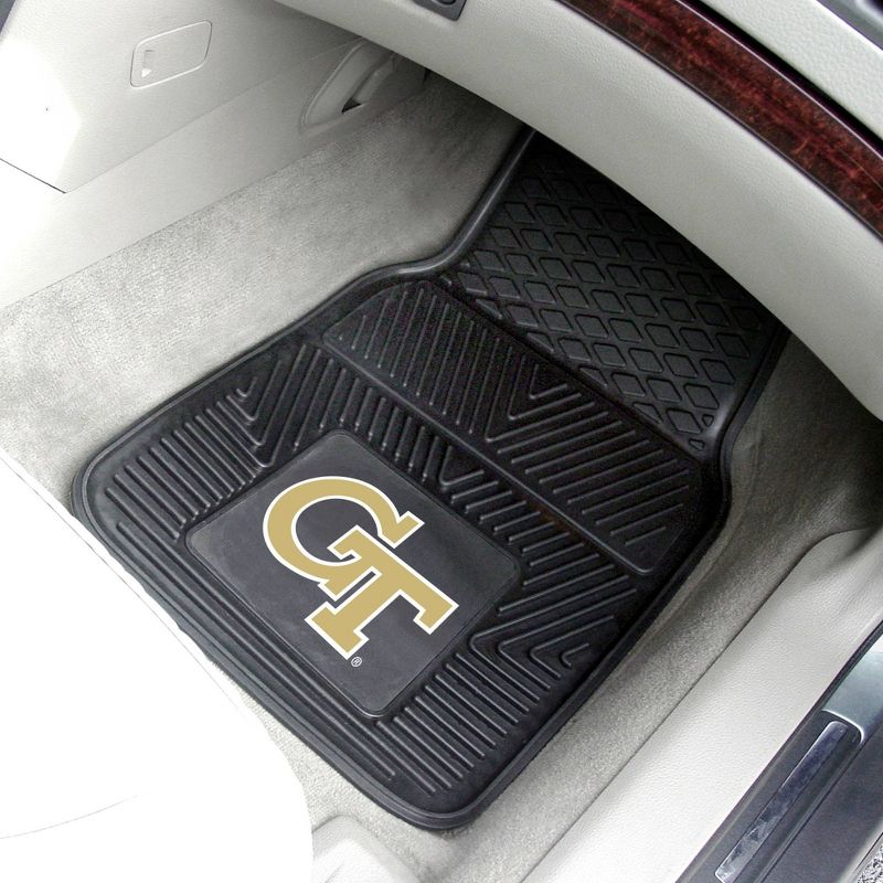 NCAA Georgia Tech Vinyl Car Mat Set - 2pc