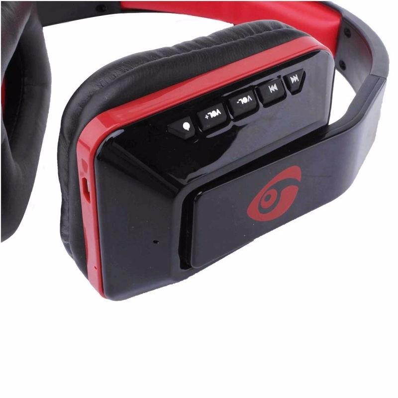 OVLENG MX111 Wireless Bluetooth Headphones Portable Earphone for iPhone Samsung Xiaomi Stereo Headset - Red