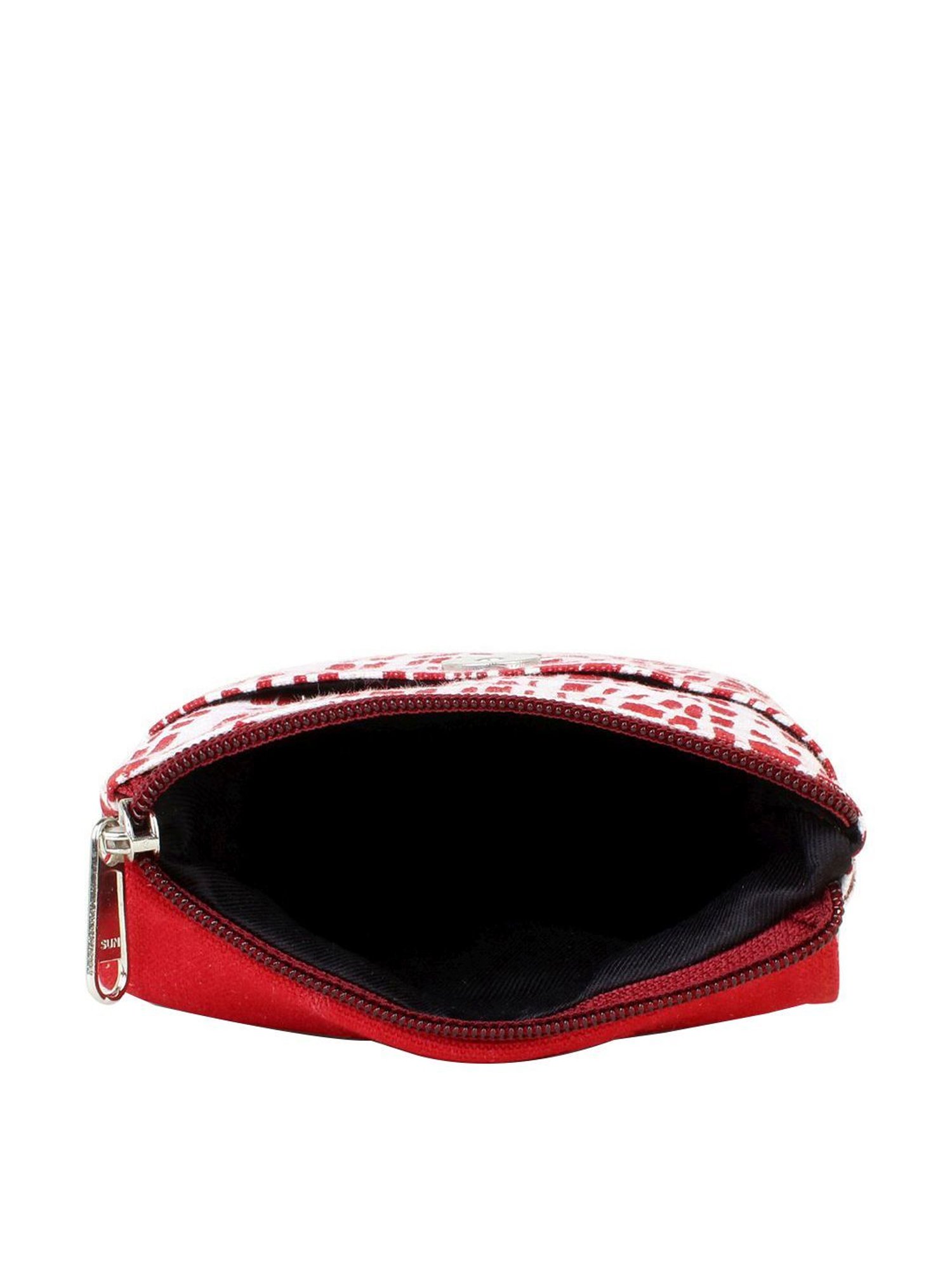 Spice Art White & Red Printed Mobile Pouch