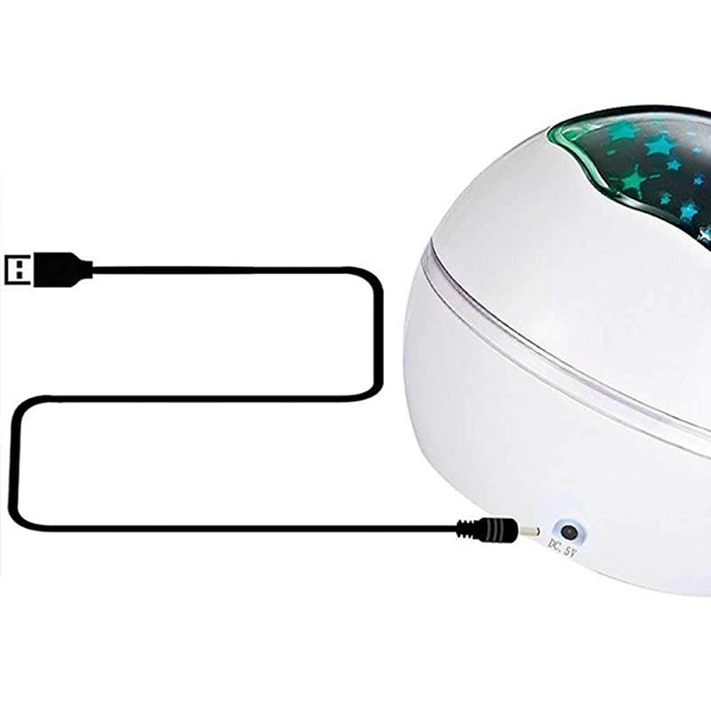 Light Projector Gift for Kids 8 Colors Rotating Baby Light Projector with Star and Ocean Theme for Children Adults Bedroom Living Room Holiday Decoration White