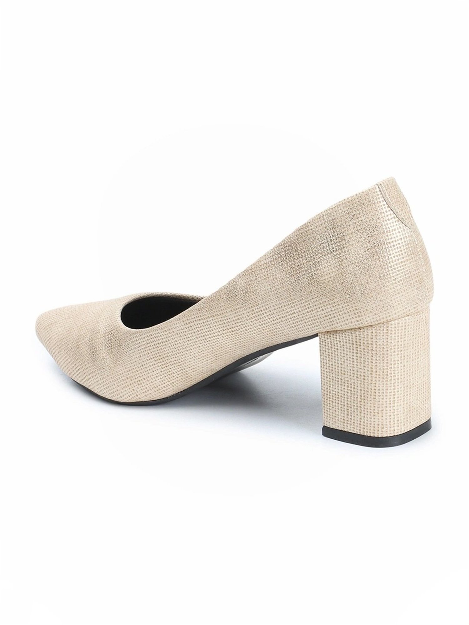 Carlton London Women's Gold Casual Pumps