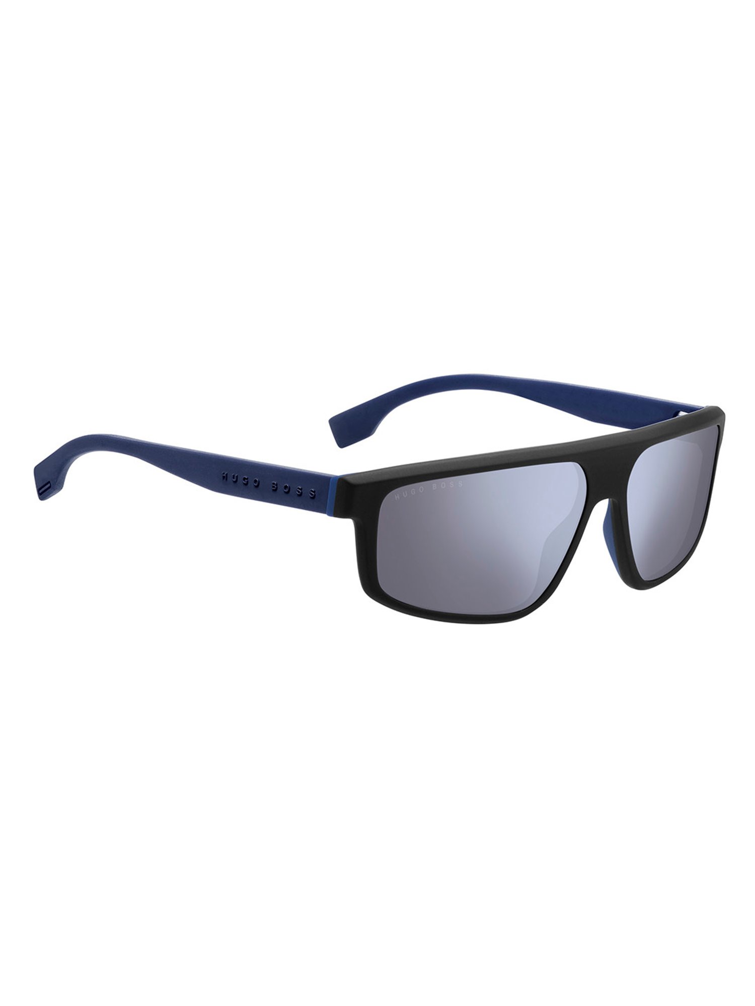Hugo Boss Silver Square Sunglasses for Men