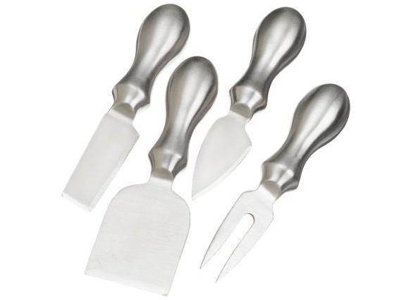 Prodyne K-4-S Set of 4 Stainless Steel Cheese Knives Pack of 12