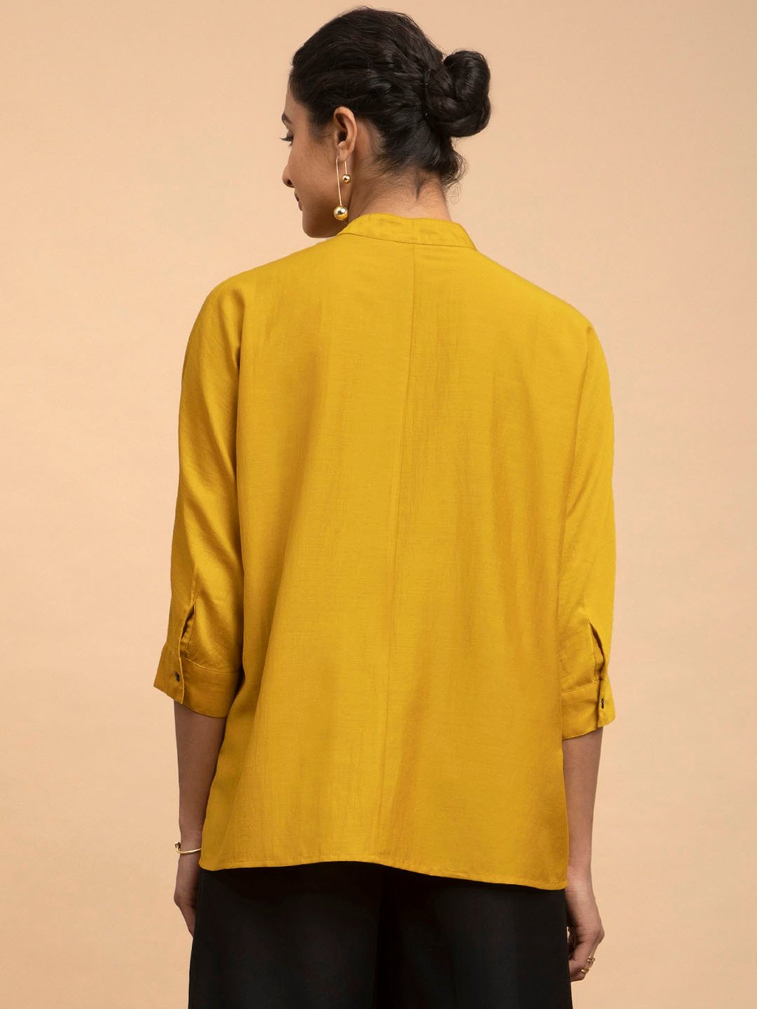 Pink Fort Yellow Relaxed Fit Shirt