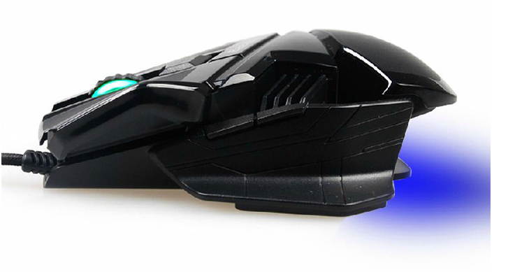 Bazalias 2000DPI 6 Button USB Gaming Game Optical Mouse