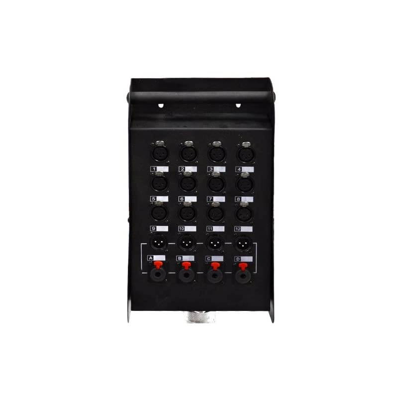 SALS-12x4x50 - 12 Channel 50' Pro Stage XLR Snake Cable (XLR & 1/4" TRS Returns) for Recording, Stage, Studio use