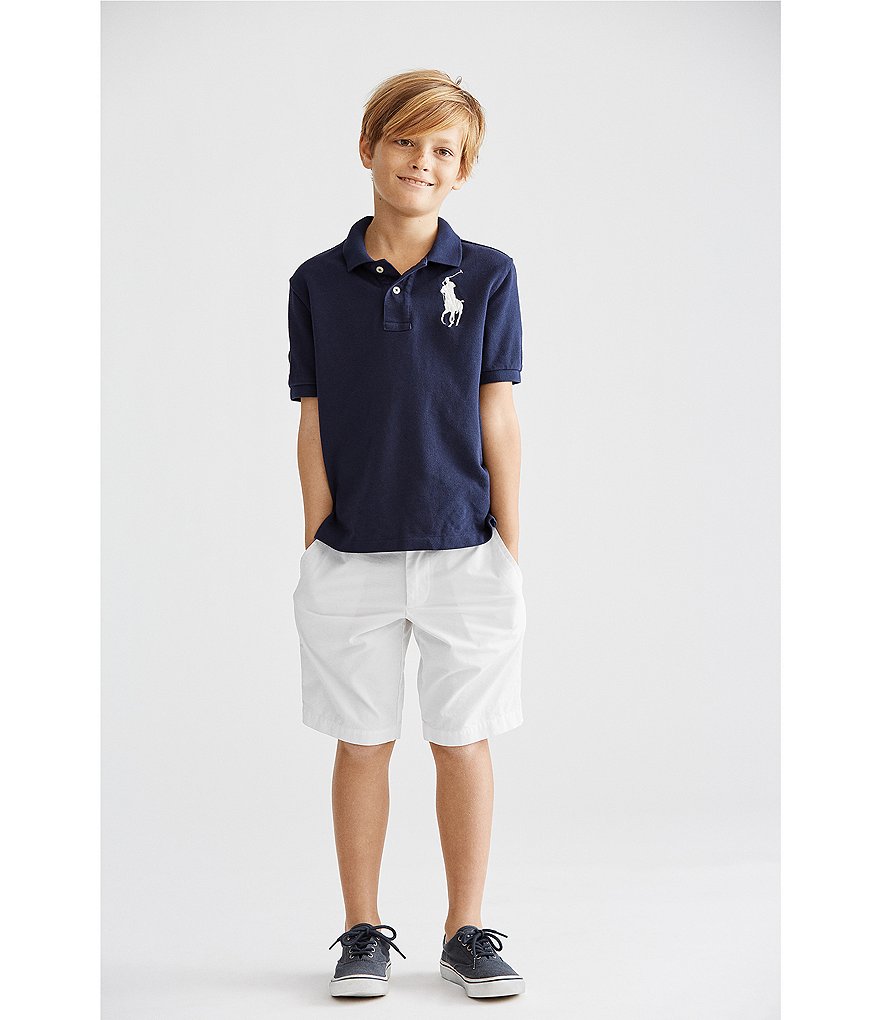 Polo Ralph Lauren Childrenswear Little Boys 2T-7 Flat Front Chino Shorts