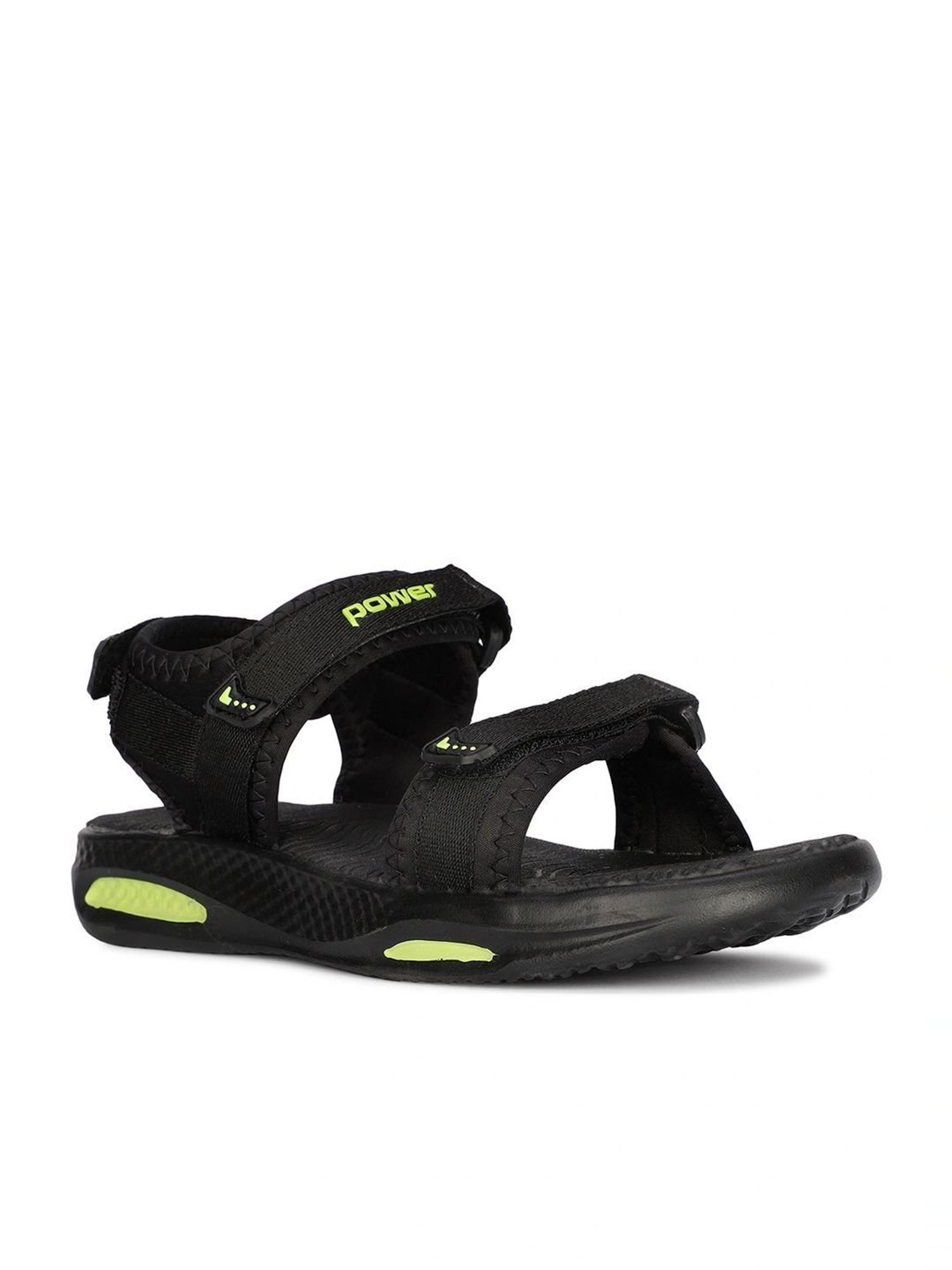 Power by Bata Men's DD Black Floater Sandals