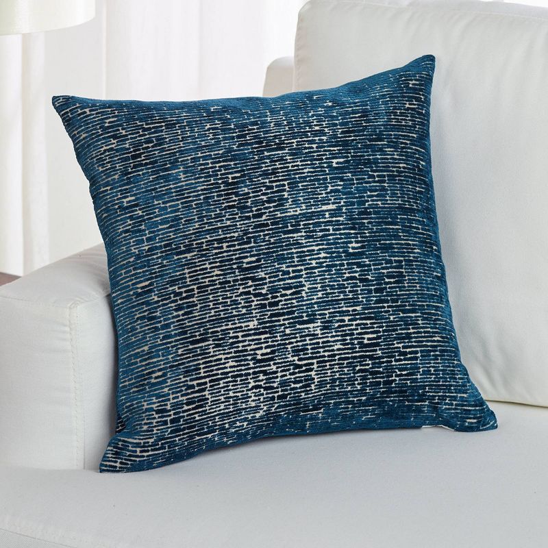 20"x20" Delos Sybil Square Throw Pillow Blue - Sure Fit