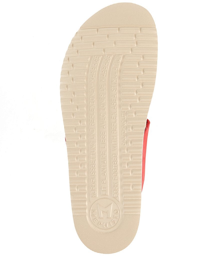 Mephisto Helen Flower Buckle Detail Leather Casual Sandals