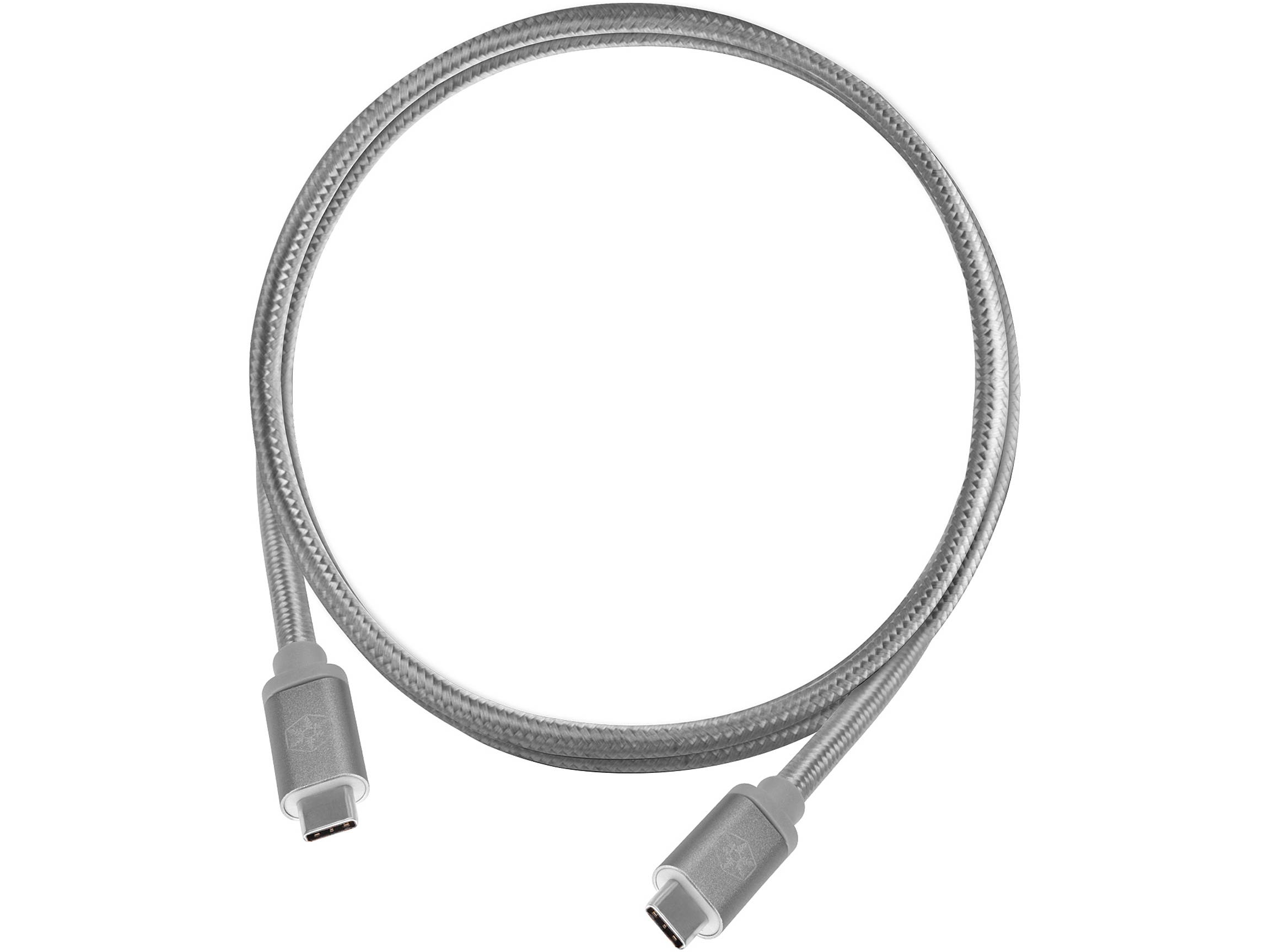 Silverstone CPU06C-1000 USB 3.1 Gen 2 Type-C to Type-C with E-marker IC and support PD function cable,1 meter, Nylon Braided