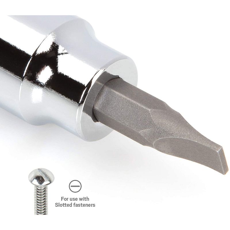 TEKTON SHB91312-D 91 Piece 3/8 Inch Drive Hex, Torx, TR Torx, Phillips, Slotted, Square Bit Socket Set with with Portable Travel Case, Silver