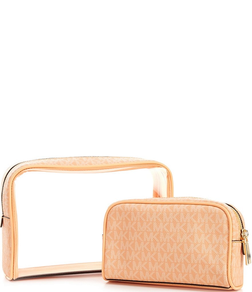 Michael Kors Jet Set Charm Signature Large 2in1 Travel Zip Pouch