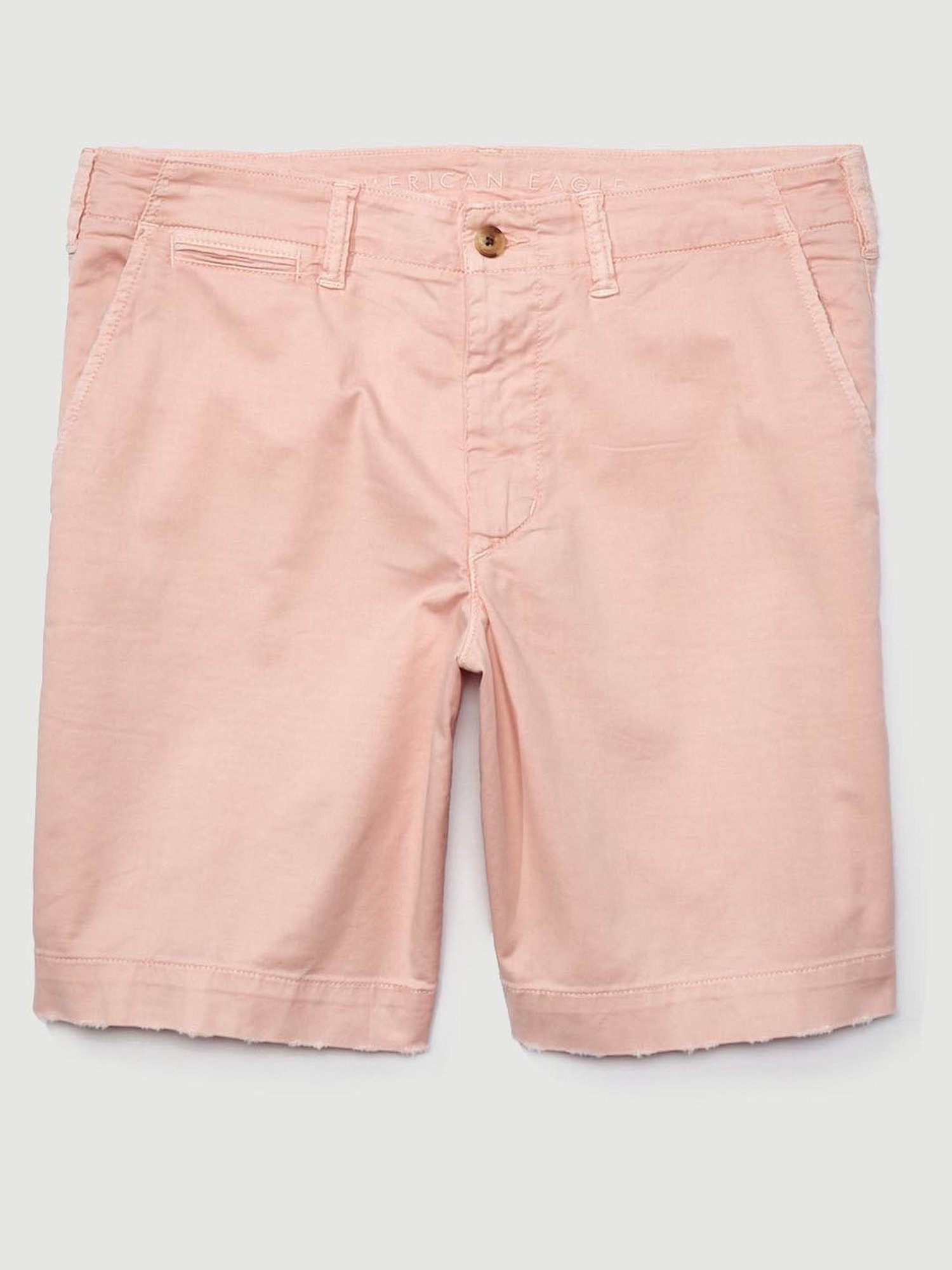 American Eagle Pink Cotton Regular Fit Shorts