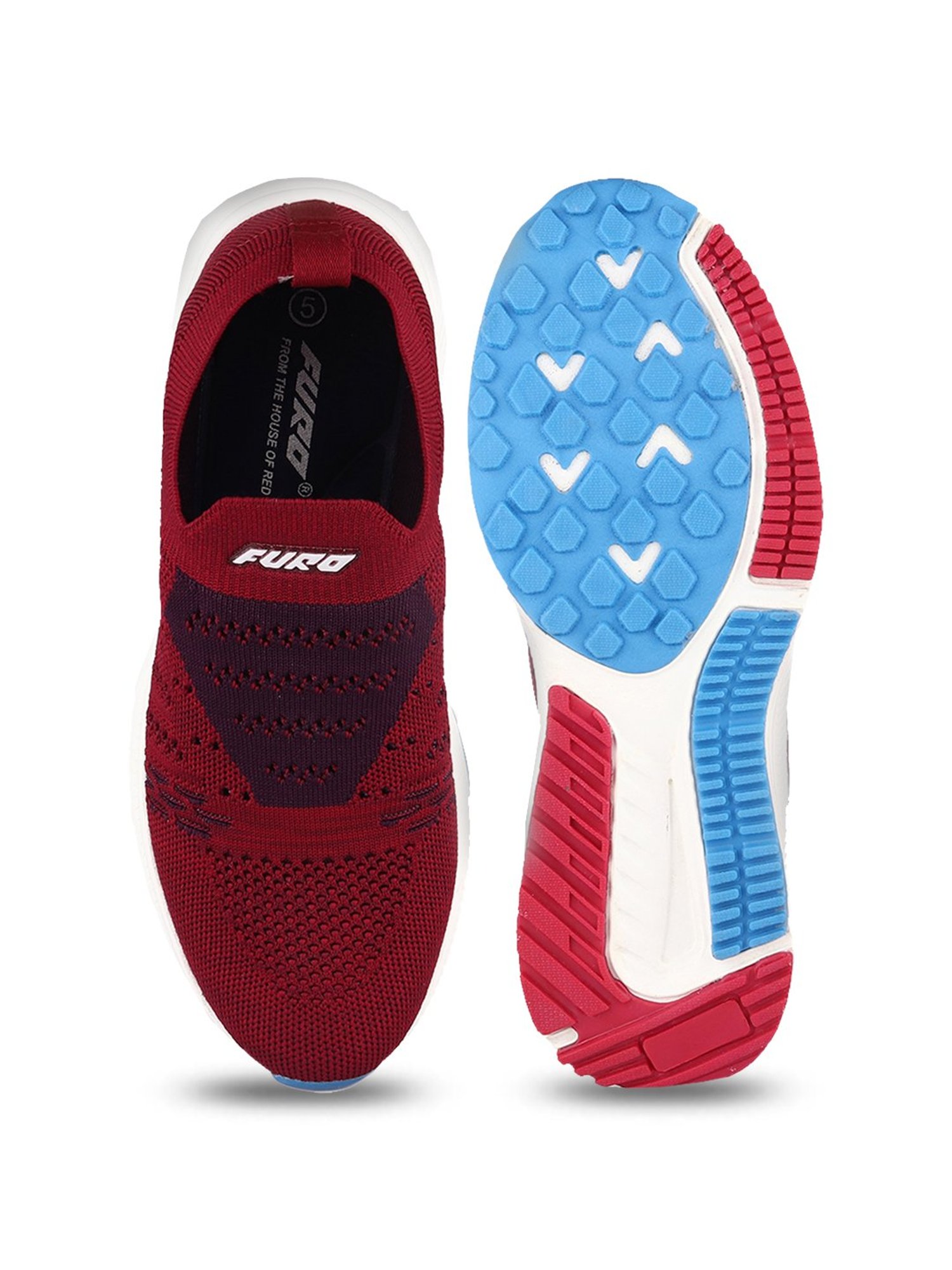 Furo by Red Chief Women's Maroon Walking Shoes