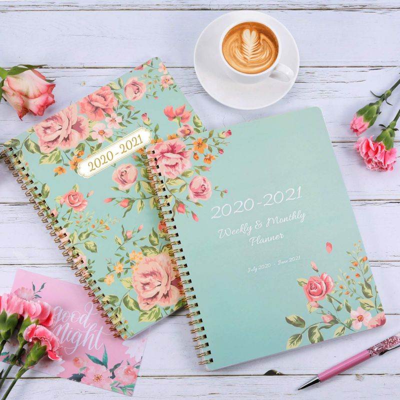 Life Noble Notes Bound On Side Stitched Notebooks: 5 in x 7 in. (Orange Cover, Gridded Pages)