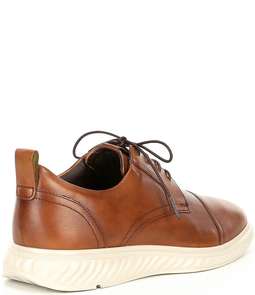 ECCO Men's ST. 1 Hybrid Lite Cap Toe Tie Leather Dress Shoes