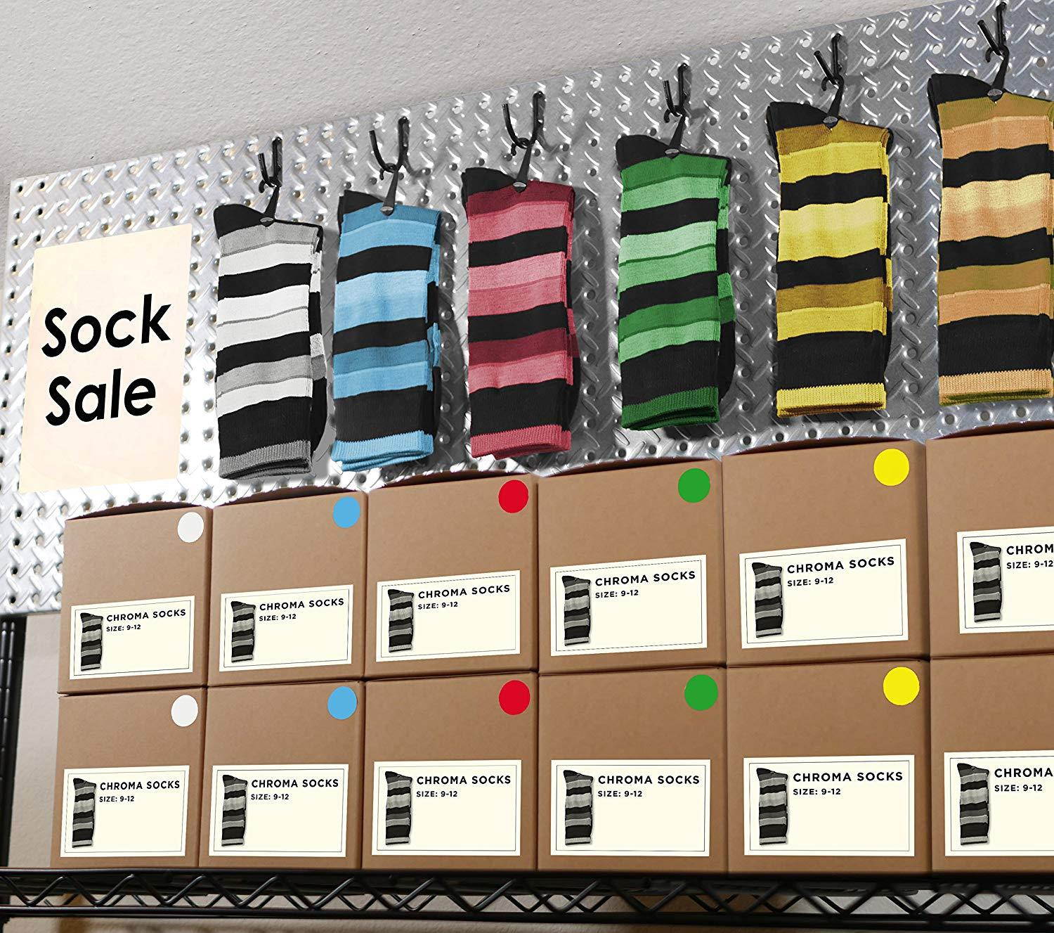 ChromaLabel 3/4 inch Color-Code Dot Labels | 1,000/Roll (Light Blue)