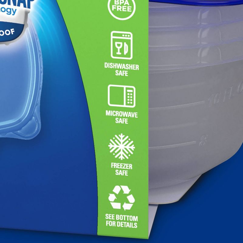 Ziploc Small Square Containers - 4ct