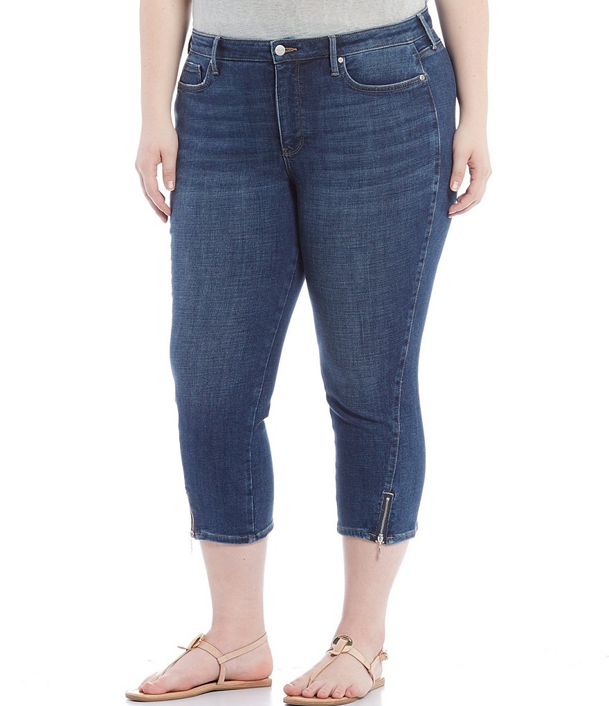 Ruby Rd. Plus Size Super Soft Stretch Denim Straight Leg Jeans