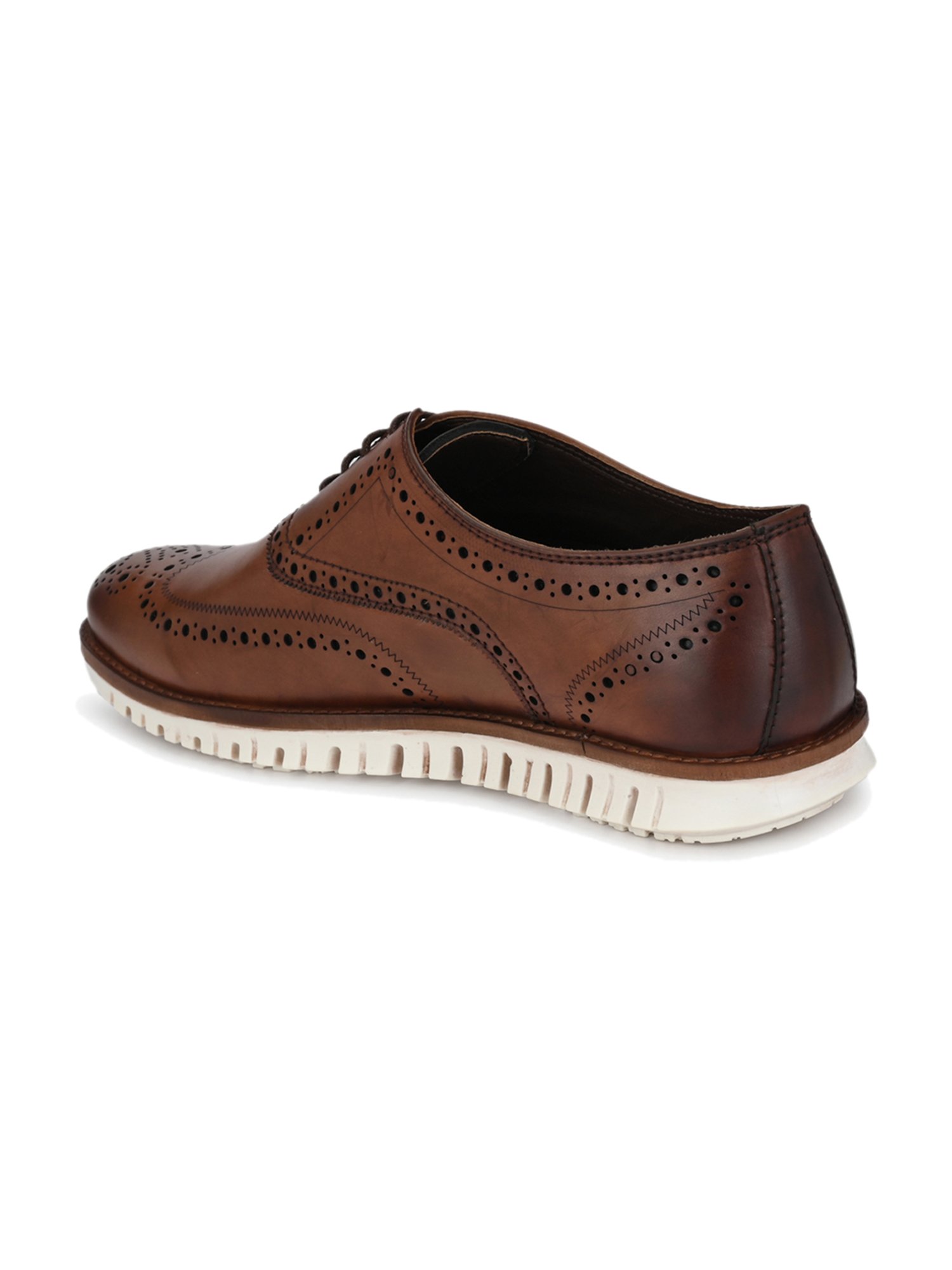 El Paso Brown Brogue Shoes