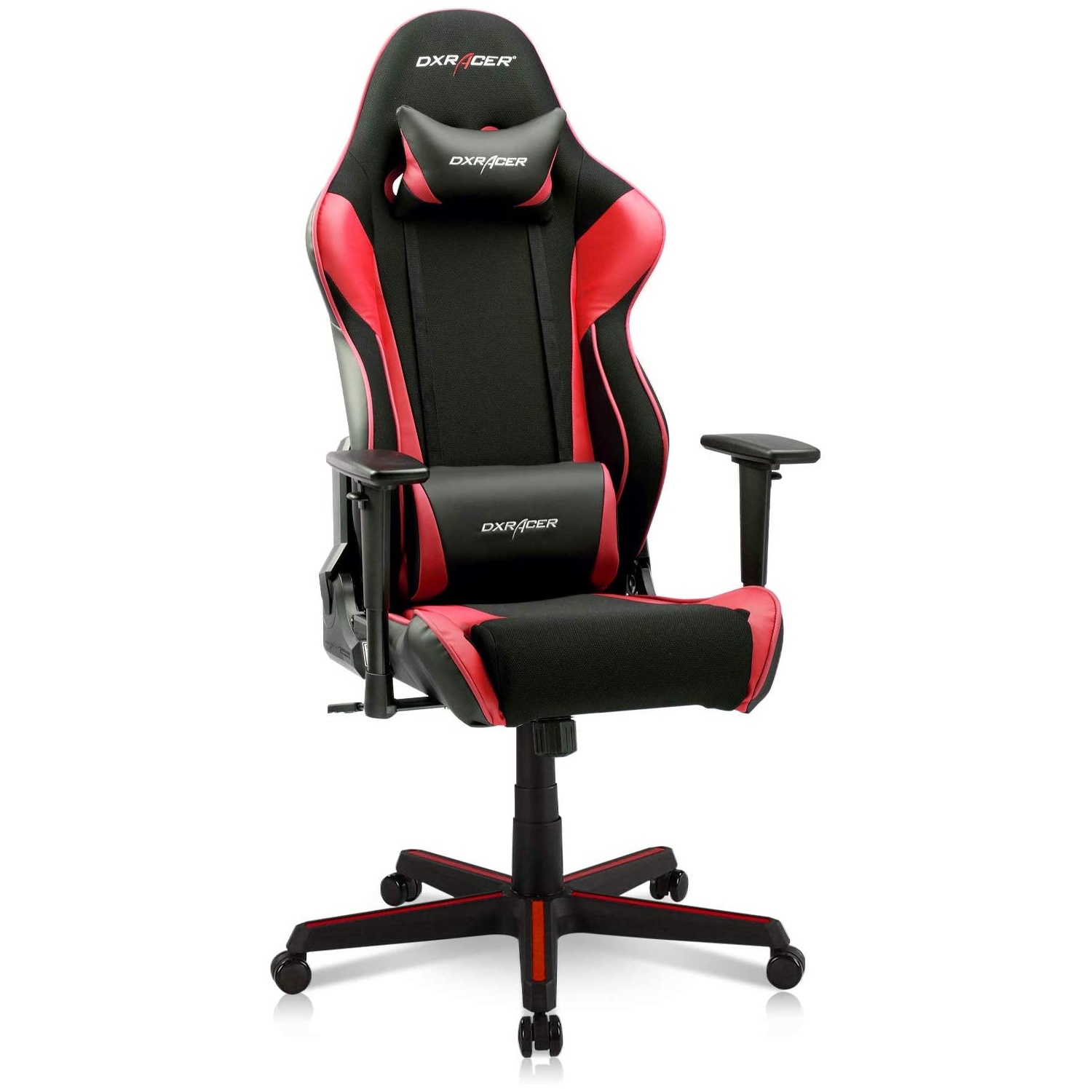 Gaming Chair, Racing Style Computer Desk Chair Padded Armrests Ergonomic Lumbar Support Adjustable Height