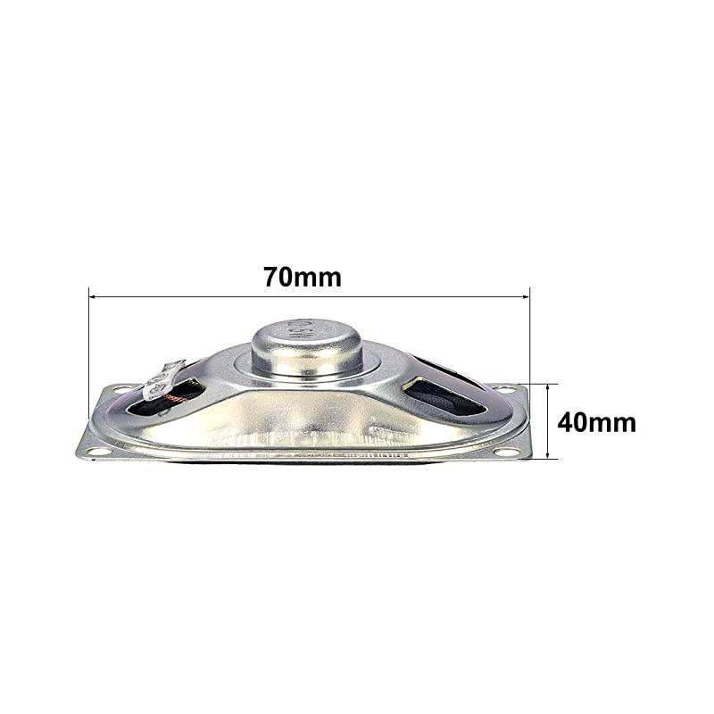 5W 8 Ohm DIY Speaker Replacement Loudspeaker 40mmx70mm 2pcs