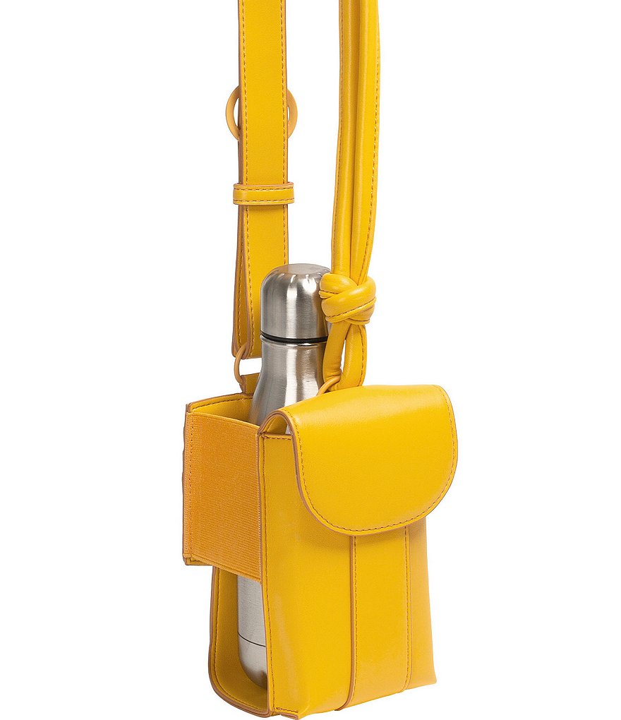 Create & Cultivate Vegan Leather Water Bottle Crossbody Bag