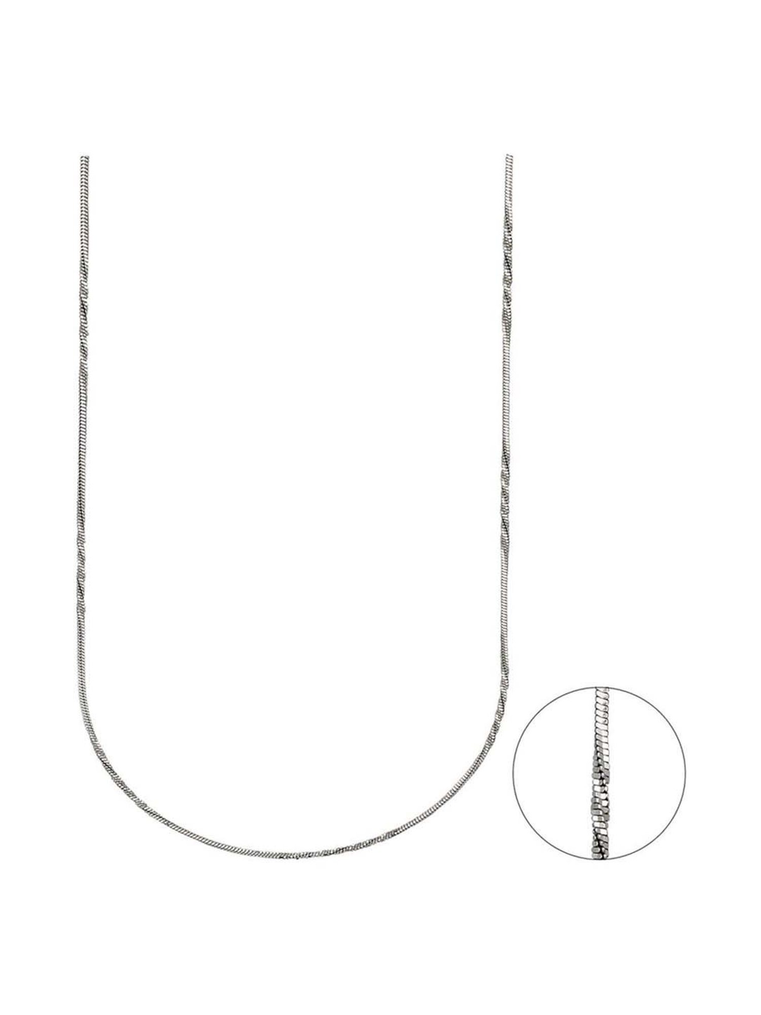 Silberry 92.5 Sterling Silver Chain for Women