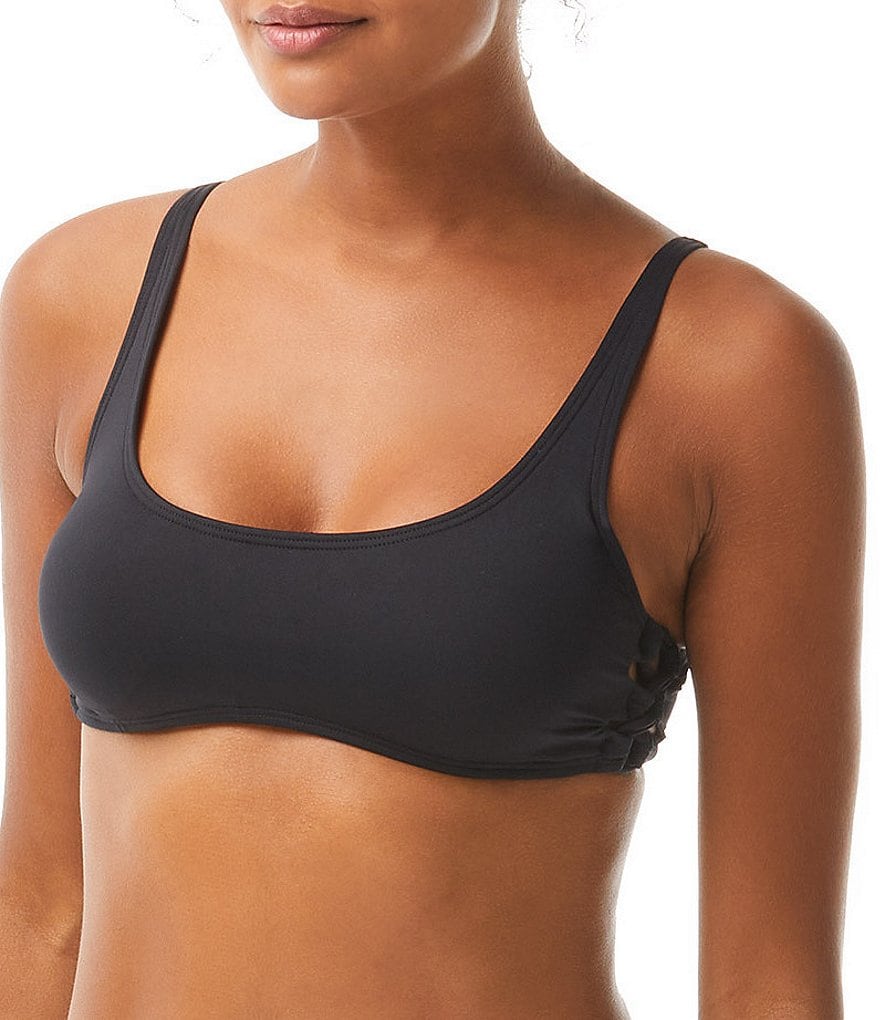 Vince Camuto Side Lace Bikini Swim Top