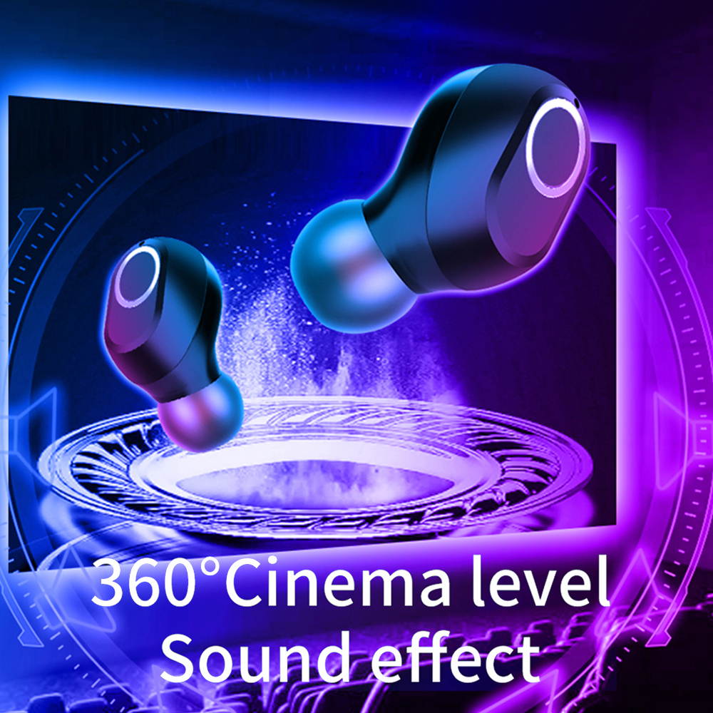 TWS Wireless Headphone Earphone Bluetooth 5.0 HiFi Sound Touch Contro Headphones Mini Noise Sport Reduction Headset