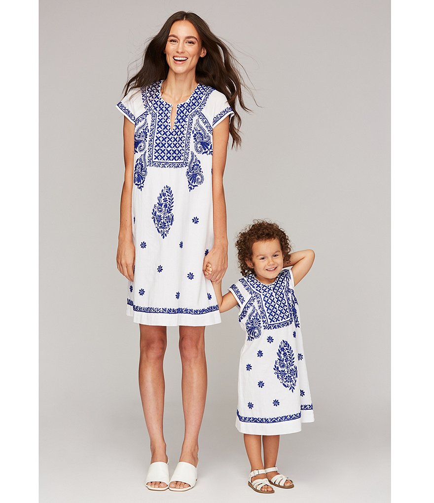 Roller Rabbit Mommy & Me Matching Little Girls 2-6 Faith A-Line Dress