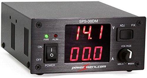 Powerwerx SPS-30DM Variable 30 Amp Desktop Power Supply with Digital Meters&hellip;