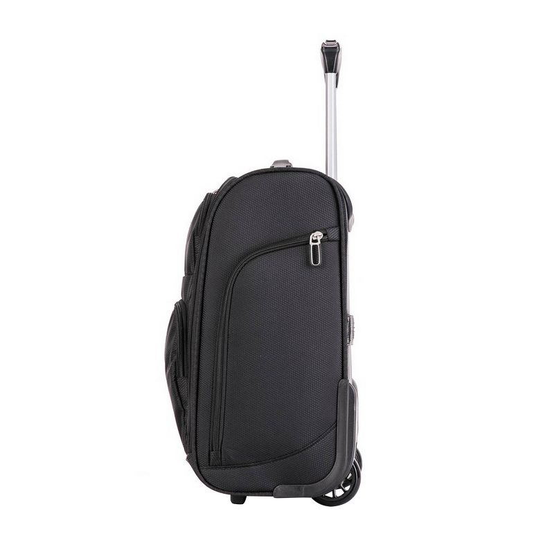 InUSA 15" Wheeled Underseat Ultra-Light Carry On Suitcase- Black