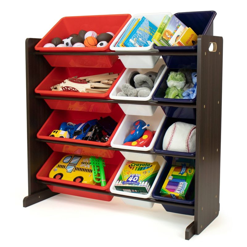Sesame Street Design and Store 6 Bin Toy Organizer - Delta Children