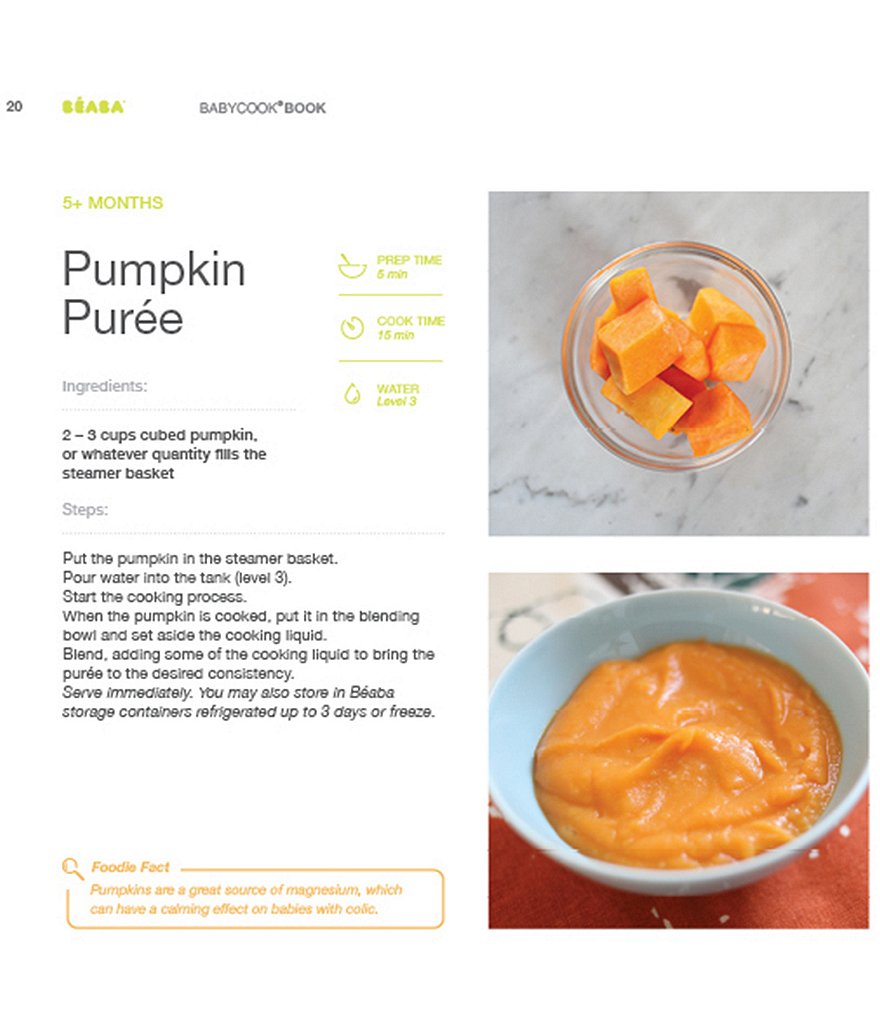 BEABA Babycook&reg; Cookbook Recipes for a Healthy Eater