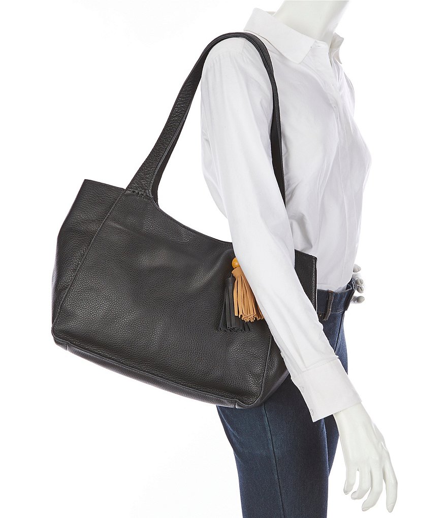 The Sak Huntley Leather Snap Tote Bag