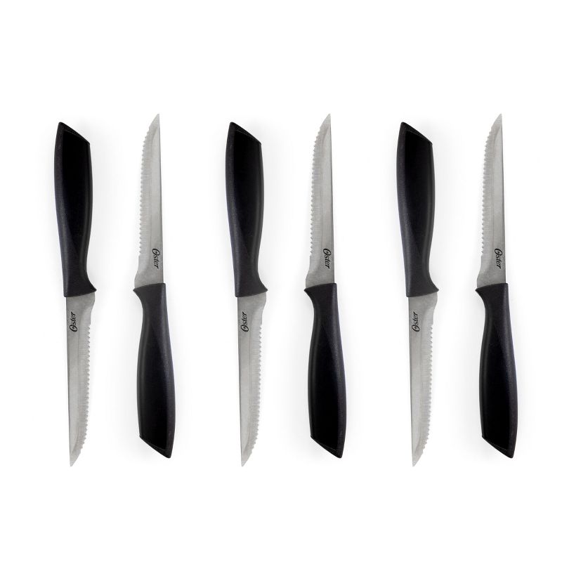 Gibson Home Westminster 23 Piece Carbon Stainless Steel Cutlery Set in Black with Kitchen Tools