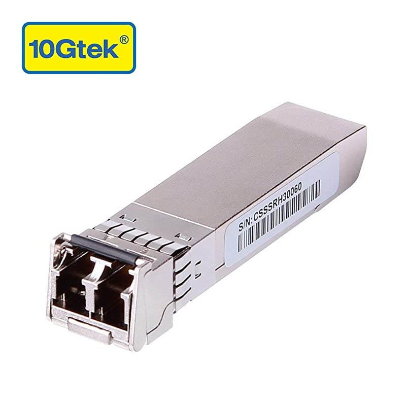 SFP+ Transceiver, 10G 850nm MMF, up to 300 Meters, Compatible with Cisco SFP-10G-SR, Meraki MA-SFP-10GB-SR, Ubiquiti UF-MM-10G, Mikrotik, Netgear, D-Link, Supermicro, TP-Link and More.