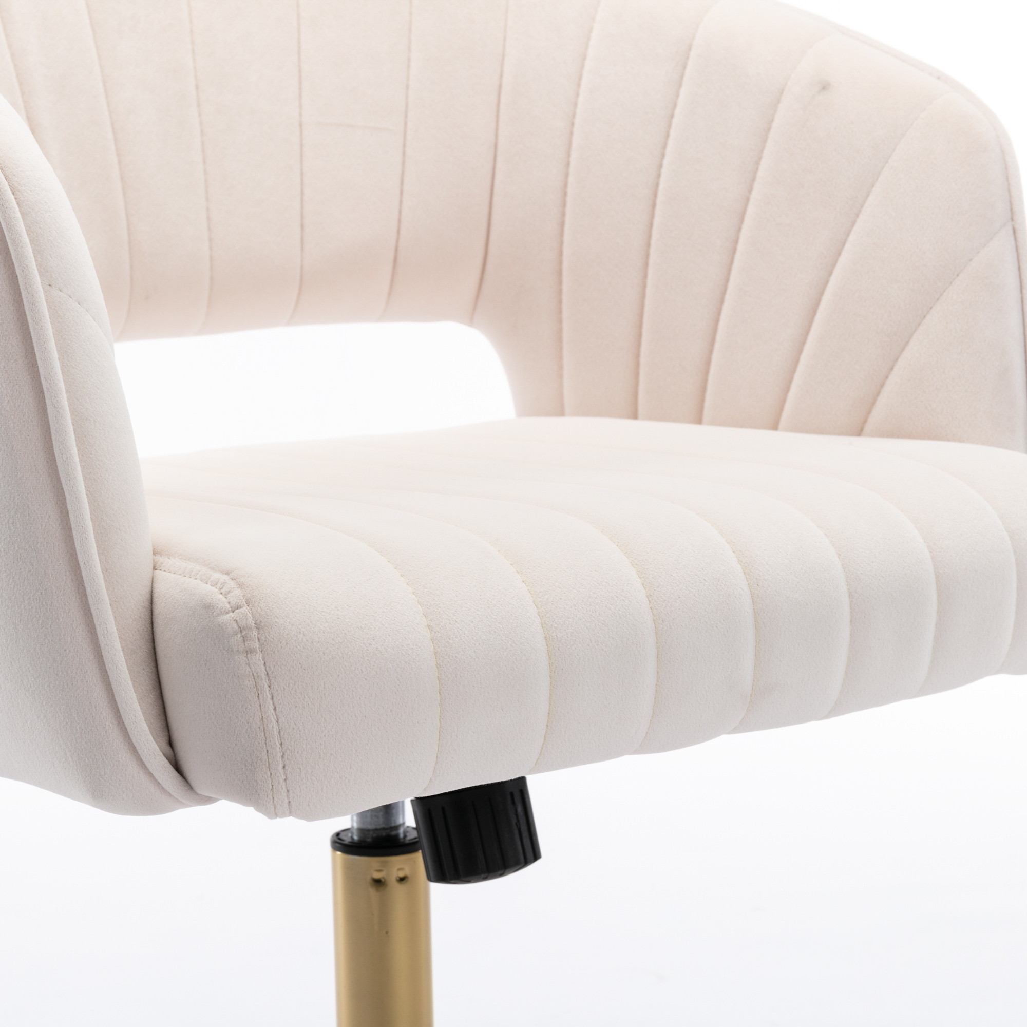 Task chair wheels, Upholstered Home Office Desk Modern Swivel Accent Chair