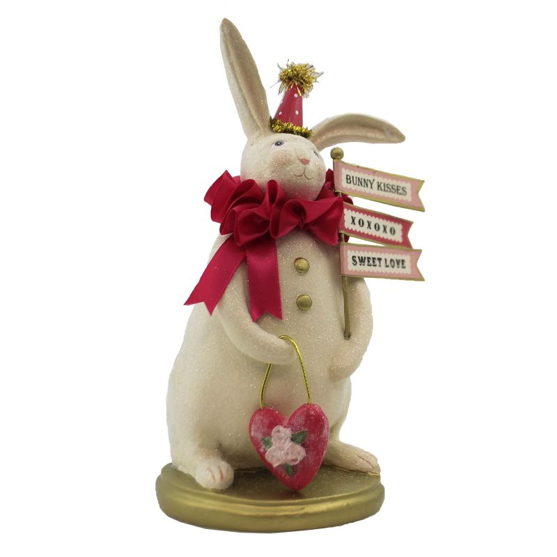 Heather Myers 8.5" Bijou Rabbit Valentine's Day Love  -  Decorative Figurines