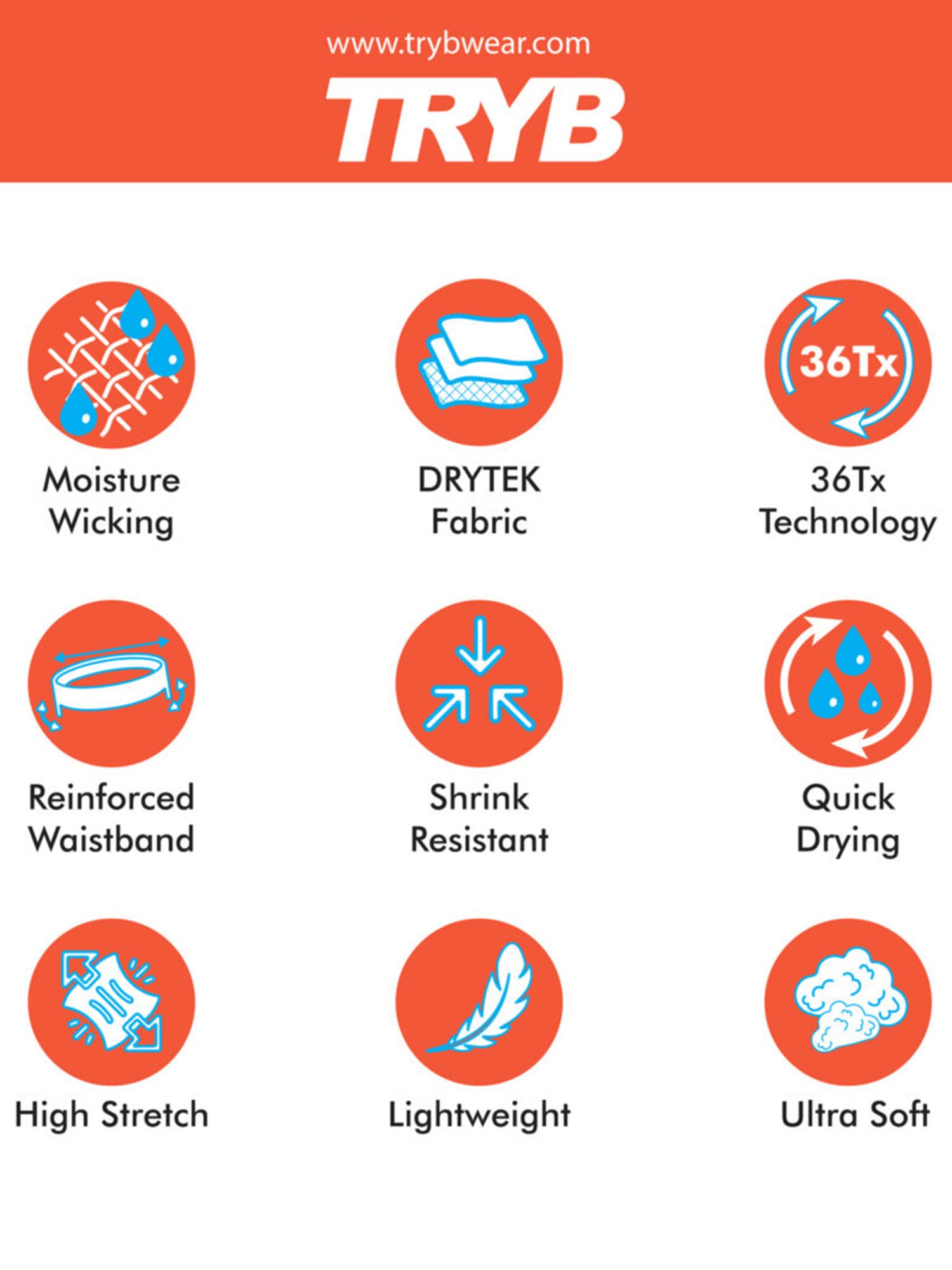 TRYB Wine Skinny Fit Sports Tights