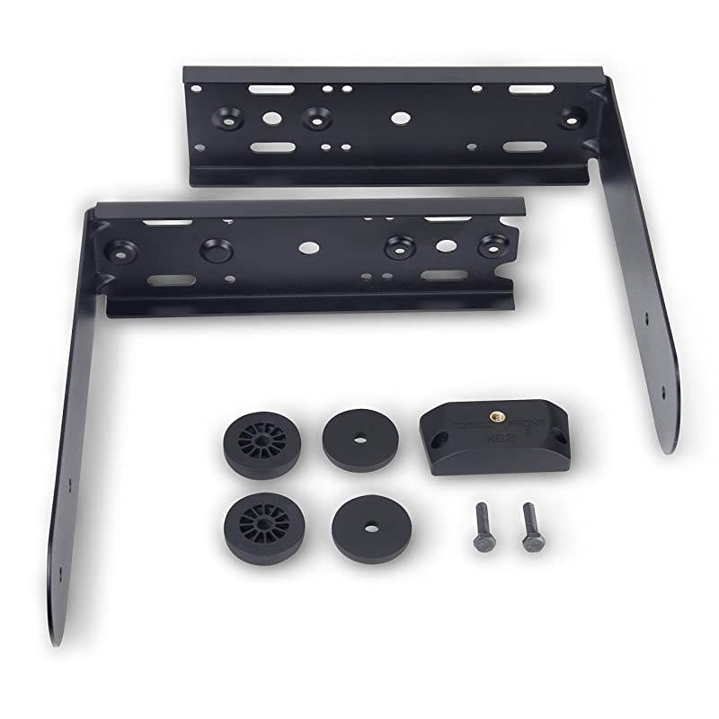 K82NA Powder Coated Steel Yoke Mount Black