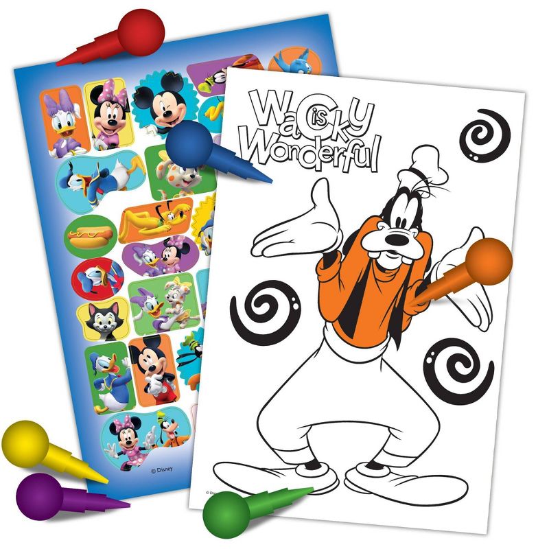 Disney Jr Coloring Book with Stacking Crayons