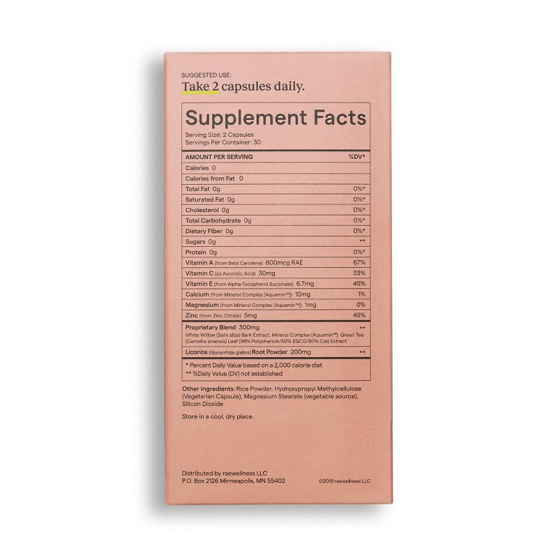 Rae Complexion Dietary Supplement Capsules - 60ct