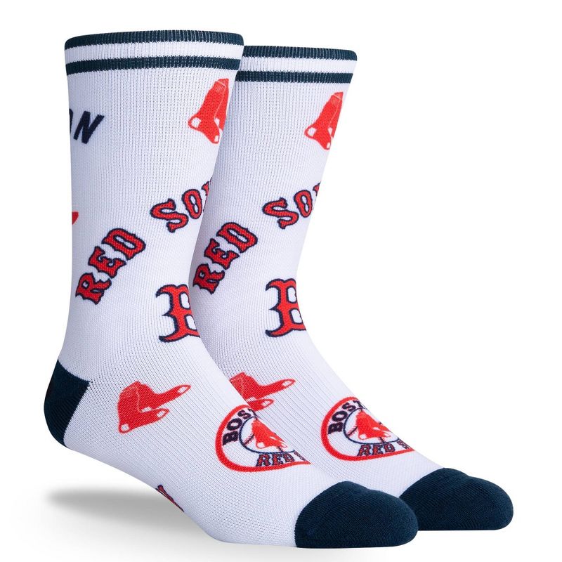 MLB Boston Red Sox Mixed Up Crew Socks - L
