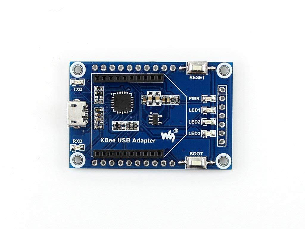 XBee USB Adapter, UART Communication Board Module Xbee USB Interface Easy to Program/Configure The XBee Modules